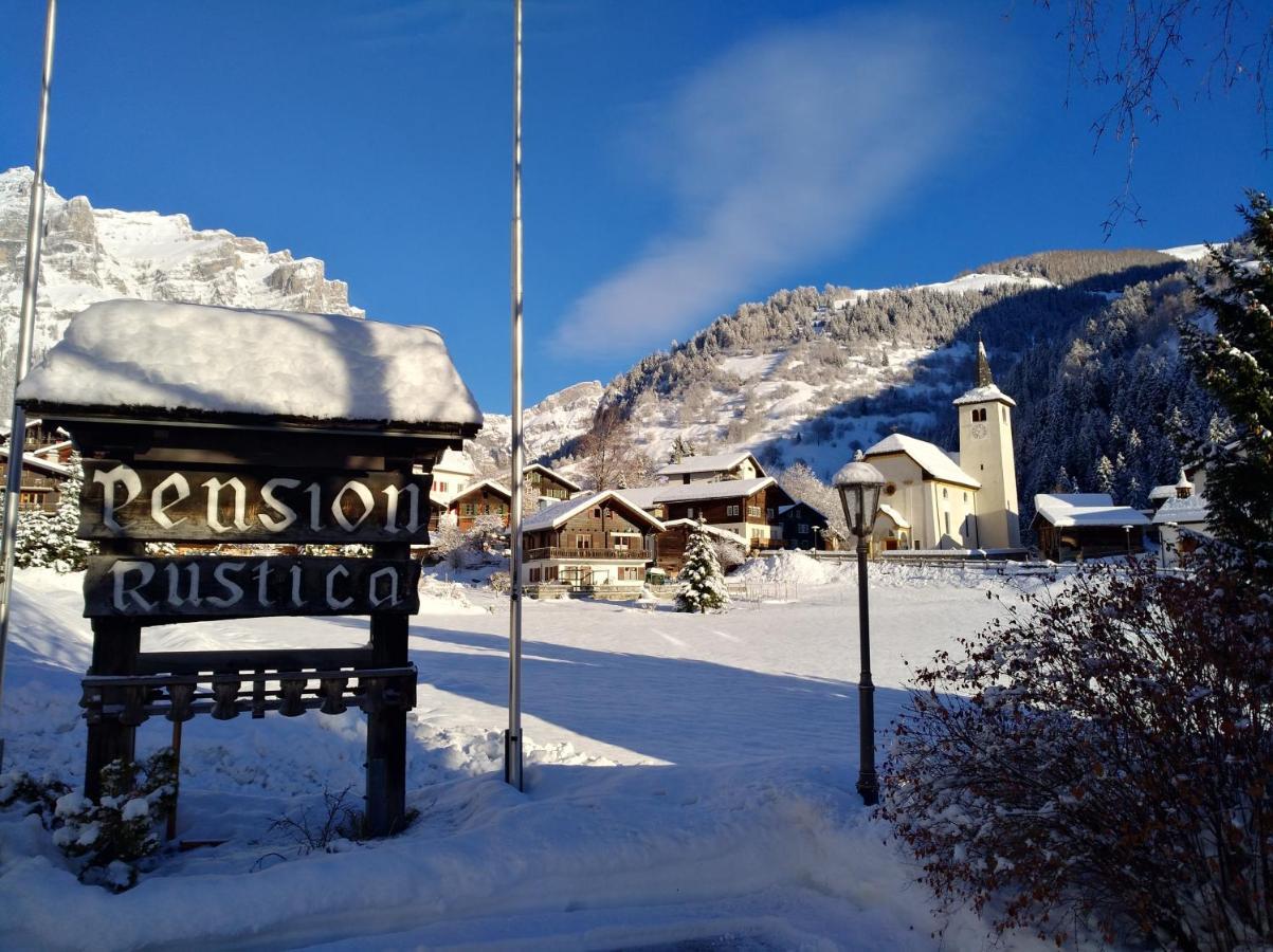 B&B Chalet Rustica Inden, Leukerbad Exterior foto