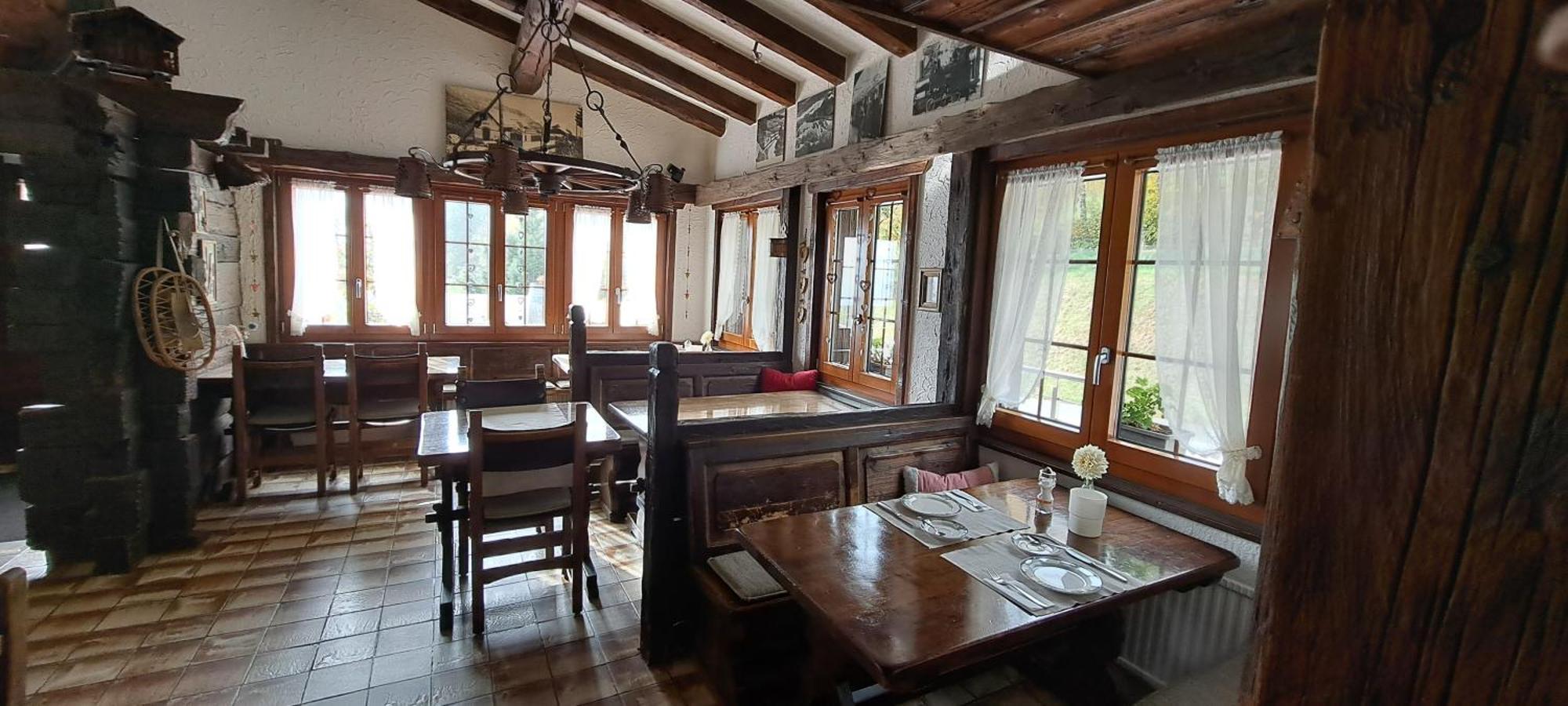 B&B Chalet Rustica Inden, Leukerbad Exterior foto